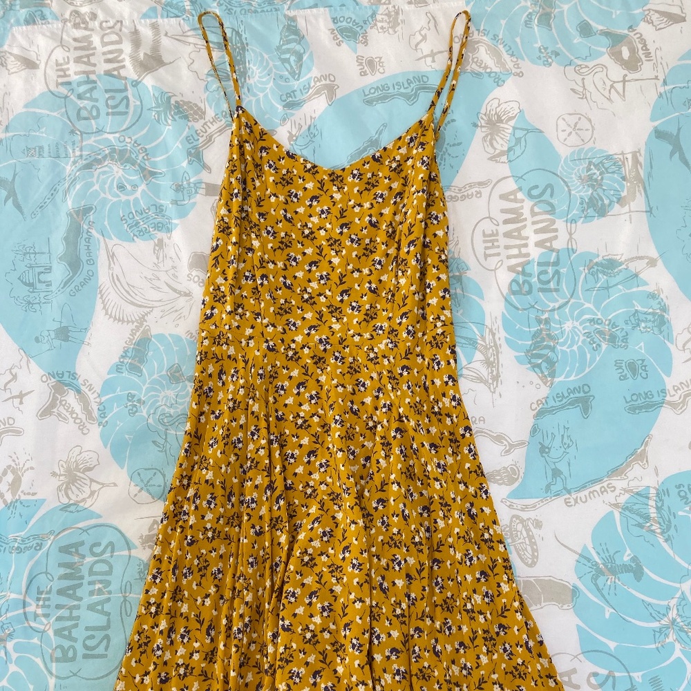 Yellow Floral Sun Dress